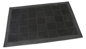 Covoraș de curățare din cauciuc Pin Squares 40 x 60 x 0,7 cm, negru