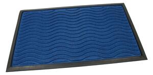 Covoraș pentru curățare textil Waves 45 x 75 x 0,8 cm, albastru