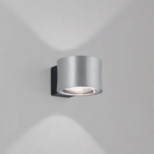 BANKAMP Impulse aplică LED, 1 bec, nichel, reglabil, Gri, Camera de zi / sufragerie, Metal, Modern