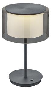 BANKAMP Grand Smoke lampă de masă LED, antracit, reglabil, Gri, Camera de zi / sufragerie, Metal, Modern