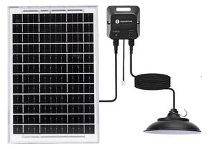 Lustră LED solară Aigostar LED/70W/12V 6000 mAh 6500K d. 23,5 cm