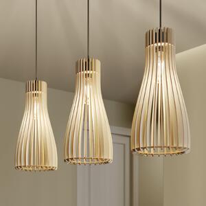 Envostar Furn, lampă suspendată, placaj de mesteacăn, 3fl, reglabil, Lemn, Camera de zi / sufragerie, Lemn, Scandinavă