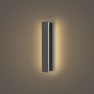 Brilagi - Aplică LED de exterior LINEAR, 8W, 230V, 3000K, IP65, antracit