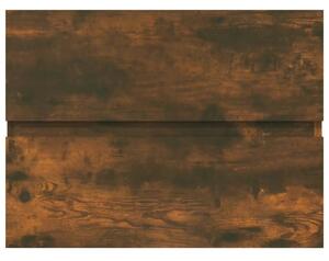 Dulap chiuvetă, stejar fumuriu, 60x38,5x45 cm, lemn prelucrat