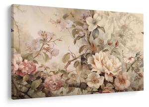 Tablou - Vintage pictura pasăre (90x60 cm)