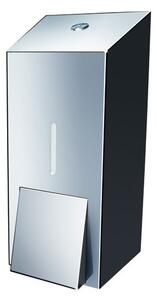 Dozator de sapun lichid Merida Stella Mini 400 ml, otel inoxidabil lucios