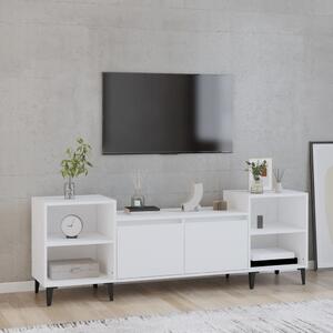 Comodă TV, alb, 160x35x55 cm, lemn prelucrat