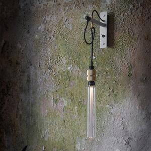 Buster + Punch Hooked Wall nude gri/alamă, reglabil, Gri, Camera de zi / sufragerie, Metal, Modern