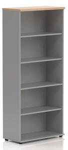 Dulap înalt Visio LUX 80 x 38,5 x 183,5 cm, stejar