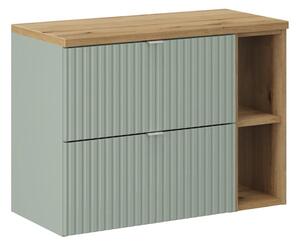 Set dulap Comad Line Reed Green LINE REED GREEN D 82-60-2S, dulap Comad Nova Oak NOVA OAK 81-20-39, NOVA OAK A 89-80