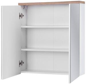 Comad Bali White dulap 60x20x70 cm cu oglinda alb BALI WHITE 840 FSC