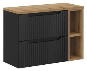 Set dulap Comad Nova Black NOVA BLACK D2 82-60-2S, dulap Comad Nova Oak NOVA OAK 81-20-39, NOVA OAK A 89-80