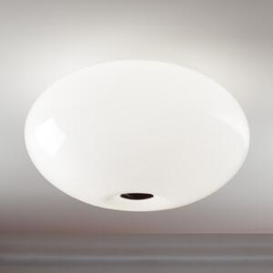 Casablanca Aih - plafonieră, alb lucios 38cm, reglabil, Alb, Camera de zi / sufragerie, Sticlă, Design