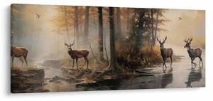 Tablou - Vintage pictura wildlife (120x50 cm)