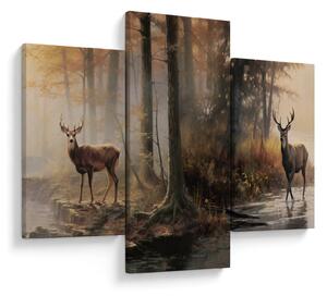 Tablou - Vintage pictura wildlife (90x60 cm)
