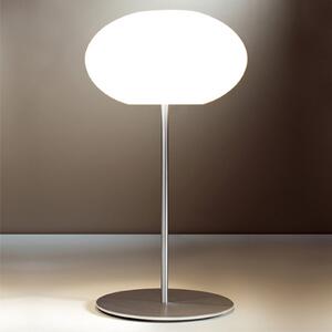 Casablanca Aih lampă de masă, Ø 28cm alb lucios, Alb, Camera de zi / sufragerie, Sticlă, Modern
