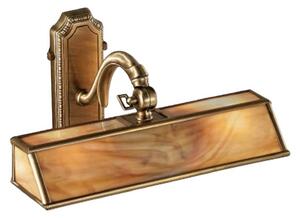Cremasco Antico aplică clasică, reglabil, Bronz / Alamă Veche, Camera de zi / sufragerie, Sticlă
