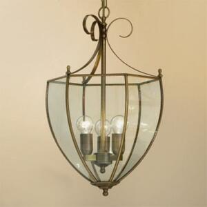 Cremasco Oper lampă suspendată impresionantă, aspect bronz, reglabil, Bronz / Alamă Veche, Camera de zi / sufragerie, Metal, Antichitate