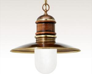 Cremasco Suspensie decorativă Faro 36 cm, reglabil, Bronz / Alamă Veche, Camera de zi / sufragerie, Metal, Maritimă