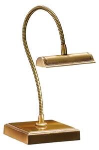 Cremasco Davide lampă de masă LED complet flexibilă, Bronz / Alamă Veche, Studiu / Birou, Metal