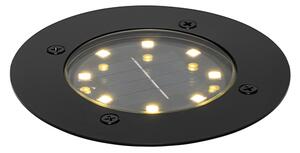 Spot modern pentru sol negru cu LED inclus IP65 solar - Terry
