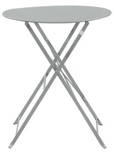 Set Bistro Flair – masă și 2 scaune din oțel vopsit – Gri deschis (Cool Grey)