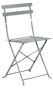 Set Bistro Flair – masă și 2 scaune din oțel vopsit – Gri deschis (Cool Grey)