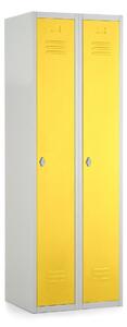Dulap metalic, 60 x 50 x 180 cm, blocare, galben - ral 1023