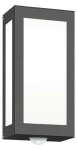 CMD Aplică de exterior Aqua Rain, antracit, senzor, Negru, Metal, Modern