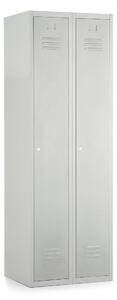 Dulap metalic, 60 x 50 x 180 cm, inchidere cilindrica, gri deschis - ral 7035