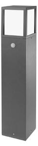 CMD Lampă de trotuar 9018 cu detector mișcare, reglabil, Negru, Metal, Modern