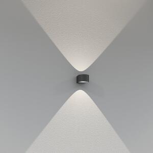CMD Aplică cu LED-uri pentru exterior 9029 lentile de sticlă, Negru, Metal, Modern
