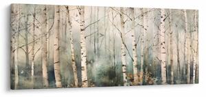 Tablou - Desenarea unui model de pădure (120x50 cm)