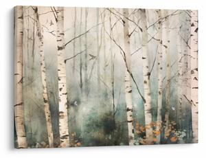 Tablou - Desenarea unui model de pădure (70x50 cm)