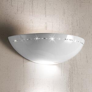 Ceramiche Laurentia aplică 39 cm, reglabil, Alb, Camera de zi / sufragerie, Ceramică