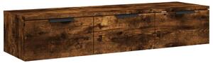 Dulap de perete, stejar fumuriu, 102x30x20 cm, lemn compozit