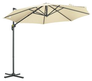 Outsunny Umbrelă Solară Înclinabilă și Rotativă 360°, Ø293x248cm, Crem | Aosom Romania