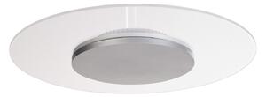 Deko-Light Plafonieră cu LED Zaniah, lumină 360°, 24W, argintiu, reglabil, Gri, Camera de zi / sufragerie, Metal, Modern