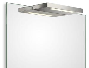 Decor Walther Slim 1-24 N lampă LED oglindă nichel, Gri, Baie, Metal, Modern, Perete unghiular