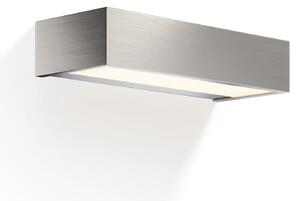 Decor Walther Box aplică LED nichel 2.700K 25cm, reglabil, Gri, Baie, Metal, Modern, Perete unghiular