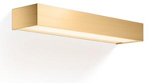 Decor Walther Box aplică LED aurie 2.700K 40cm, reglabil, Auriu / Alamă, Baie, Metal, Modern, Perete unghiular