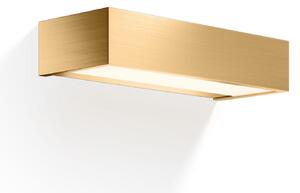Decor Walther Box aplică LED aurie 2.700K 25cm, reglabil, Auriu / Alamă, Baie, Metal, Modern, Perete unghiular
