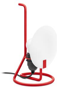 Lampă de masă Stilnovo, Bugia, Roșu, Camera de zi, Metal, Design