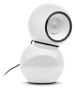 Lampă de masă Stilnovo, Gravitino, reglabil, Alb, Camera de zi, Metal, Design