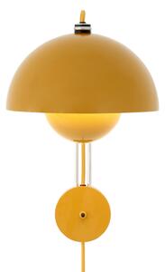 Lampă de perete &Tradition, Flowerpot VP8, Galben, Camera de zi, Metal, Design