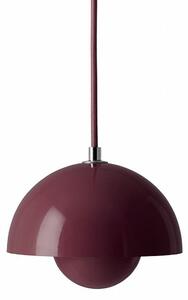 Lustră Pendul &Tradition, Flowerpot VP10, reglabil, Violet, Camera de zi, Metal, Design