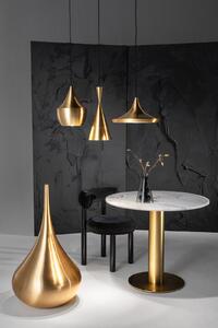 Lustră Pendul Tom Dixon, Beat, reglabil, Auriu / Alamă, Camera de zi, Alamă, Design