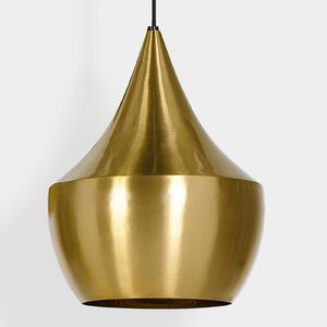 Lustră Pendul Tom Dixon, Beat, reglabil, Auriu / Alamă, Camera de zi, Alamă, Design