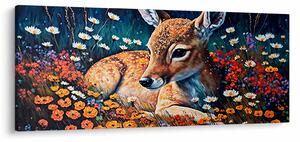 Tablou - Cerb pictat (120x50 cm)