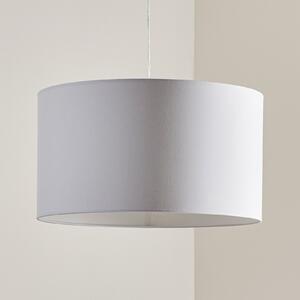Duolla Lampă suspendată Roller, alb, Ø 45 cm, reglabil, Alb, Camera de zi / sufragerie, Țesătură / Textil, Modern